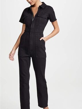 Good American Fit For Success Black Jumpsuit